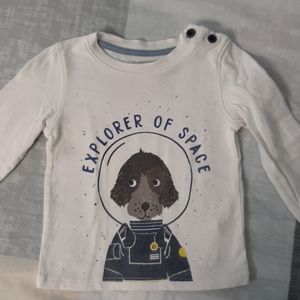 Jean Bourget astronaut tee shirt size 12 Months